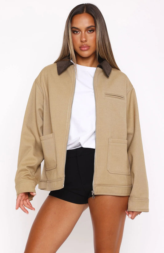 Élodie | Classic Tan Jacket